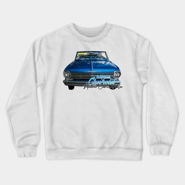 1962 Chevrolet Nova Convertible Crewneck Sweatshirt by Gestalt Imagery